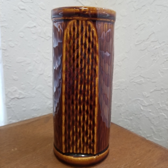 Orchids of Hawaii Vintage Brown Tiki Cocktail Mug - Picture 6 of 8